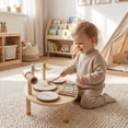 thumbnail image 2 of Qaba Toddler Drum Set, 4-in-1 Musical Instruments with Drums and Xylophone, 2 of 10
