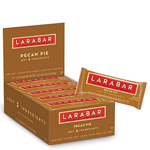 Larabar Gluten Free Bar, Pecan Pie, 1.6 oz Bars (16 Count)
