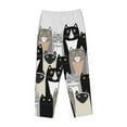 thumbnail image 4 of Bingfone Pajamas For Women,Colors Cats Pajama Pants With Pockets-Large, 4 of 9