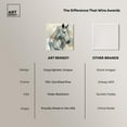 thumbnail image 6 of Horse Glint Canvas Horse Wall Art by Art Remedy, Gallery Wrapped, 40" x 40", 6 of 7