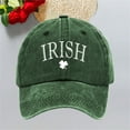 thumbnail image 2 of Visors Washed Cotton St. Pat Print Old Vintage Daddy Baseball Cap Polyester Duck Tongue Cap, 2 of 3