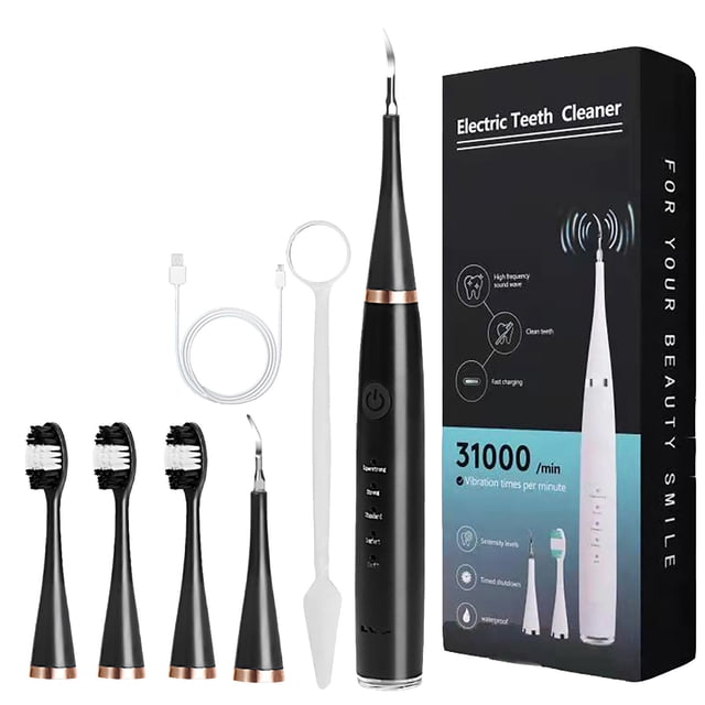 Wmkox8yii Nuevo limpiador de dientes eléctrico, removedor de cálculo, artefacto para el cuidado de los dientes, cepillo de dientes eléctrico, cabezal de cepillo de limpieza Facial Wmkox8yii FJKAFA1791