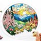 thumbnail image 5 of Acrylic Puzzles Suncatcher Window Hanging, Sun Catcher Acrylic Puzzles Garden Decoration for Women Men Mom Birthday Gift Home Decor, 5 of 6