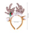 thumbnail image 3 of Cute Reindeer Headband Designed For Christmas Celebration Comfortably Fits Children And Girls 1Set, 3 of 3
