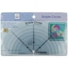 June Tailor Simple Circles Rotary Cutting Template Rulers, 6Pc