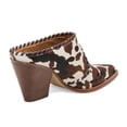 thumbnail image 4 of XYD Women Pointed Close Toe Slip-on Clog Mules Braided Trim Chunky Block Heel Slide Casual Dressy Shoes Size 9.5 Cow, 4 of 4