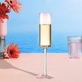 thumbnail image 7 of ACDANC 6Pcs Champagne Flutes Plastic 5.5 oz Extended Stalk Clear Cups Cocktail Cups for Bridal Shower Party Mix2, 7 of 7