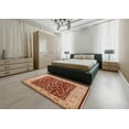 thumbnail image 4 of Ahgly Company Indoor Round Mid-Century Modern SandyBrown Oriental Area Rugs, 5' Round, 4 of 6