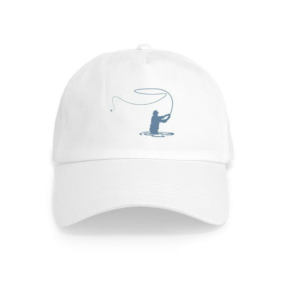 CafePress - Flycasting Cap - Adjustable 100% Brushed Unisex Casual Cotton Baseball Cap, Beige, 1