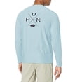 thumbnail image 2 of HUK Men's Pursuit Long Sleeve Sun Protecting Fishing Shirt, X Bass-Ice Blue, Small, 2 of 3
