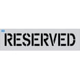 thumbnail image 1 of 8" Word - Reserved Parking Lot Pavement Marking Stencil, 1 of 3