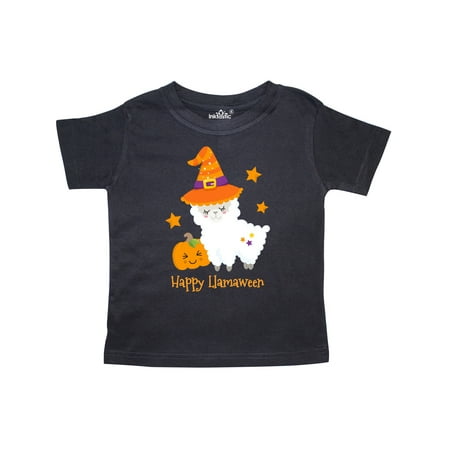

Inktastic Happy LLamaween Gift Toddler Boy or Toddler Girl T-Shirt