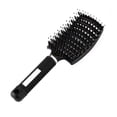 thumbnail image 2 of Set profesional de peines para cortar el cabello con cepillo desenredante para cabello húmedo y seco, ideal para peinados de salón., 2 of 5