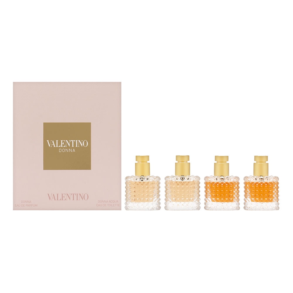 Enumerate stang prangende Valentino Donna for Women 4 Piece Set: Includes 2 x 0.2oz Eau de Parfume +  2 x 0.2oz Eau de Toilette Spray - Walmart.com