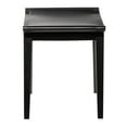 thumbnail image 6 of DecMode Wood Curved Stool, Black, 6 of 12
