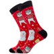 thumbnail image 4 of Calcetines navideños Wabjtam, 6 pares, Navidad navideña, Patrones coloridos novedosos para mujeres y hombres, 4 of 5