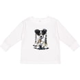 thumbnail image 3 of Inktastic Tri-color Border Collie Boys or Girls Long Sleeve Toddler T-Shirt, 3 of 5