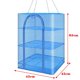 thumbnail image 1 of Red de pesca plegable de 3 capas Lierteer para secar verduras y pescado., 1 of 6