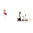 thumbnail image 1 of Estatua De Jirafa De Pájaro, Figura Decorativa De Jardín, Flamenco, Escultura De Estaca De Cerámica, Centro De Mesa Moderno, Creativo, Escritorio, Oficina, Estantería, Decoración De, 1 of 8