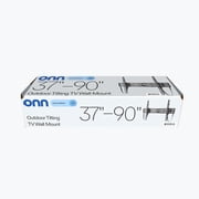 onn Outdoor Tilt Tv Wall Mount for 37-90,Tilts +12/-12 Degrees