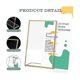 thumbnail image 3 of 12pcs Gold Frame Acrylic Sign Holder Wedding Table Number Holder Slanted Menu Double Sided Stand, 4, 3 of 5