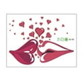 thumbnail image 2 of Girls Valentines Gifts Valentine's Day Window Decoration Stickers PVC Self Adhesive Love Lips Festival Wall Stickers Self Adhesive Fmlxio, 2 of 8