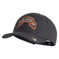 thumbnail image 2 of U.S. Army 1st Ranger Battalion Embroidered Retro Cotton Blend Snapback Cap - Charcoal OSFM, 2 of 5