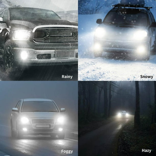 D3S HID Headlight Bulbs for Hyundai Santa Fe 2013 2014 2015 2016 2017 2018  H11 H8 Led Fog Lights 4pcs 