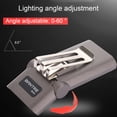 thumbnail image 6 of Sunjoy Tech Hat Clip Light USB Charging Mini Convenient High Brightness Solid Dark Area Lighting 3 Smart Modes Fishing Flashlight Rechargeable Headlamp for Fishing, 6 of 7