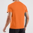 thumbnail image 4 of Mlzmgr Mens T Shirts Short Sleeve Crew Neck Stretchy Workout Gym Shirts Spandx Solid Color Tops for Men, 4 of 8
