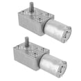 thumbnail image 1 of Paquete de 2 Caja de Engranajes Engranaje Helicoidal Reductor de Motor de CC Turbina de 12 RPM Cola Herramienta de reducción de micro CC, 1 of 8