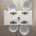 thumbnail image 3 of Ambesonne Music Place Mats Set of 4, DJ Grunge Retro Skull, Standard Size, Pale Caramel Cream, 3 of 4