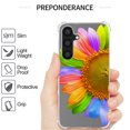 thumbnail image 3 of CoverON Phone Design For Samsung Galaxy S24 Case, Clear Flexible Soft Rubber Slim TPU Cover, SunFlower, 3 of 7