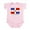 Petal Pink, variant on CafePress - Dominican Republic Flag Infant Creeper - Baby Light Bodysuit, Size Newborn - 24 Months