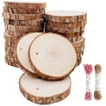 thumbnail image 1 of Posavasos rústicos Wood Circles William Craft, 30 unidades, 7-8 cm, 1 of 5