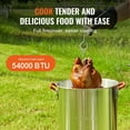 thumbnail image 5 of Masterbuilt 30QT Aluminum Turkey Deep Fryer Kit with High-Pressure Burner for Outdoor Use, Includes Poultry Rack and Thermometer, 5 of 10