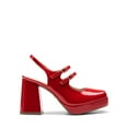 thumbnail image 2 of Women's Slingback Chunky Heels Mary Jane Pumps Shoes With Buckle Straps, 2 of 5