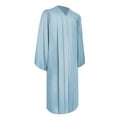 thumbnail image 2 of Endea Graduation Matte Light Blue Graduation Gown  Cap, 2 of 9