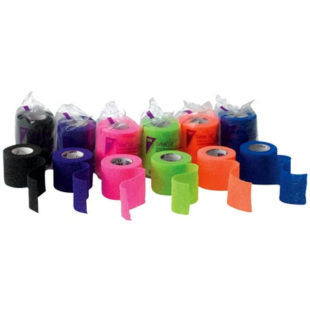Latex Free Sensi Wrap - Coban Latex Free Self Adherent Wrap 2081C Case of 30, Assorted Colors