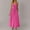 Hot Pink, variant on Royisotas Womens Sleeveless Dresses Flowy Sundresses Casual Beach Fashion A Line Dress for Women with Pockets