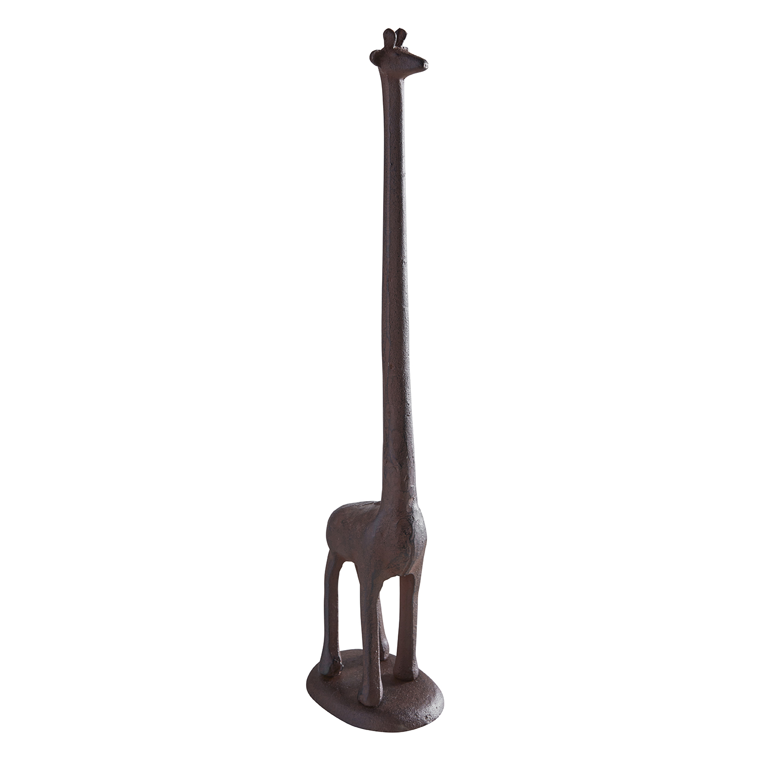 Giraffe Cast Iron Paper Towel Holder | 19" Tall | Real Cast Iron, Virtually Indestructible
