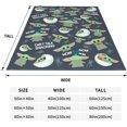 thumbnail image 5 of Super Soft Throw Blanket Flannel Fleece Cute Blankets Comfortable Warm Bedding Gifts for Kids Adults Bed Couch Sofa Living Room 80"X60", 5 of 6