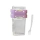 thumbnail image 2 of Vaso de yogur con tapa Compartimento superior Separación de alimentos secos y húmedos Vaso para ensalada Comida pequeña con Tenedor Morado, 2 of 9
