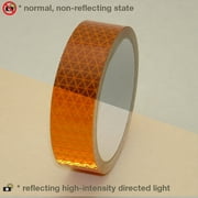Oralite (Reflexite) V92-DB-COLORS Microprismatic Conspicuity Tape: 1 in x 15 ft. (Orange)