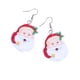 thumbnail image 1 of EeaseMX 1 par de pendientes navideños de campana de Papá Noel, pendientes decorativos de Navidad, artículos de fiesta, regalos para mujeres y niñas (Papá Noel 2), 1 of 7