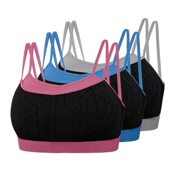 Gamivast 3 Pack Push up Bras for Women No Underwire Full Coverage Bra with Support Comfortable Seamless Stretchy Bralette Everyday Yoga Bra