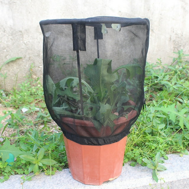 Ventilated Cage, 25 X 30cm Light Transmission Cage, Polyester Material Potted Plants for Home