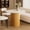 White+Natural, variant on Round Fluted Wood Dining Table for 4, 47" Modern Kitchen Round Table with Pedestal Base, 300 lbs Capacity for Dining Room & Kitchen,Natural