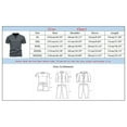 thumbnail image 3 of Mens Deep V Neck Short Sleeved T Shirt Cotton Elastic Bottoming Shirt Small Stand Up Collar In Summer, 3 of 3