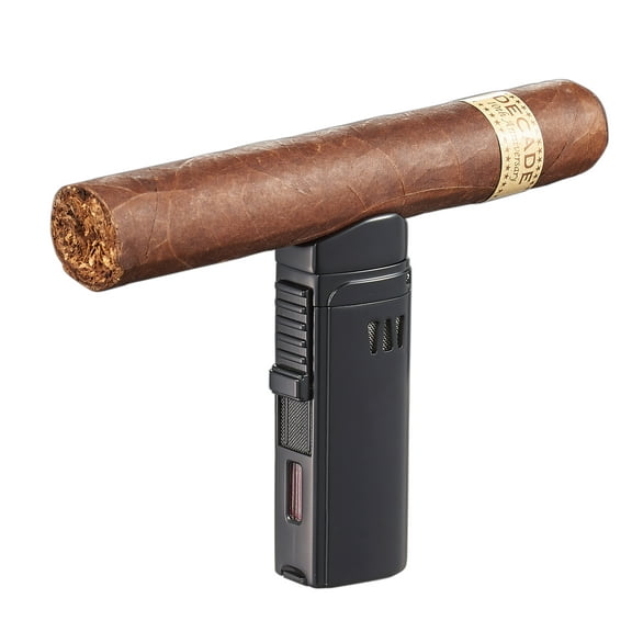 Visol Denali Black Triple Flame Cigar Lighter
